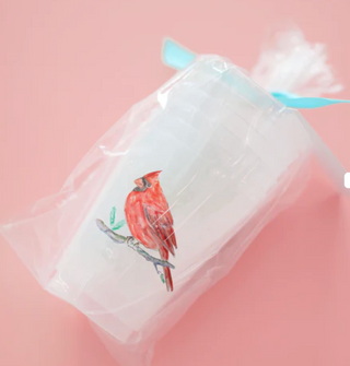 Cardinal Frosted Cup