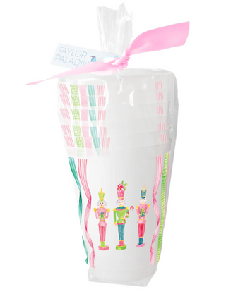 Vintage Nutcrackers Frosted Cup