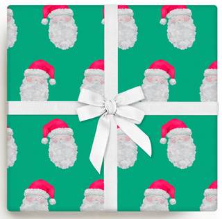 Vintage Santa Gift Wrap