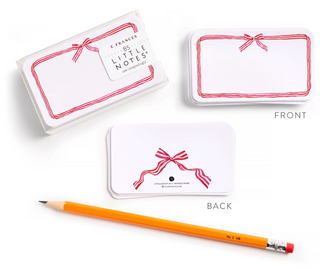 Red Ribbon Little Notes