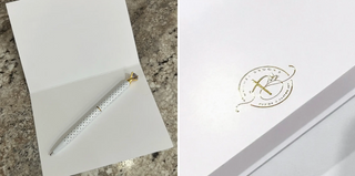 Gold Foil Pastel Nativity Notes