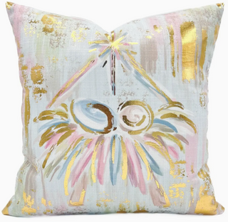 Gold Foil Pastel Baby Jesus Pillow