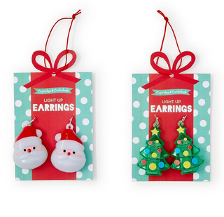 Joyful Jingles Holiday Light Up Earrings
