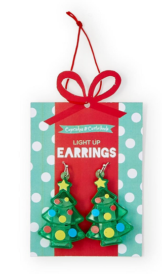 Joyful Jingles Holiday Light Up Earrings