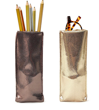 "Looking Good" Faux Snake Skin Standing Triangular Weighted Eyeglasses / Accessory Holder