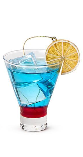 Holiday Cheer Hand-Crafted Cocktail Drink Ornament