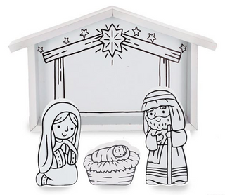 Nativity 4 Piece Color