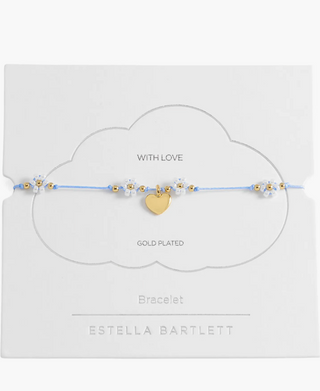 Heart and Flower Beaded Louise Bracelet
