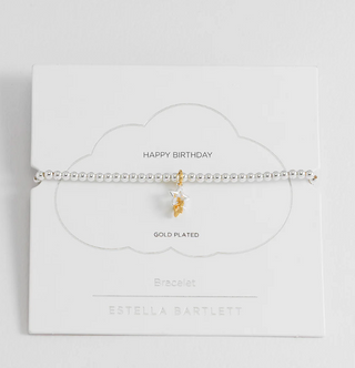 Sienna Beaded Interlinked Star Charm Bracelet
