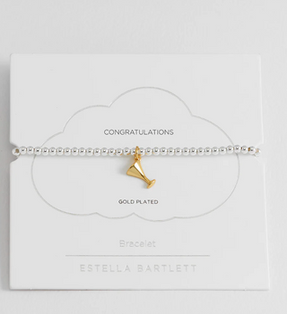 Sienna Beaded Martini Charm Bracelet