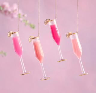 Glitterville Champagne Cocktail Ornament