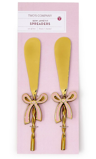 Set of 2 Bow Appetit Kitchen Spreaders