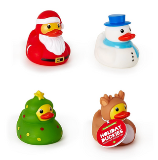 Christmas Light Up Rubber Duckie