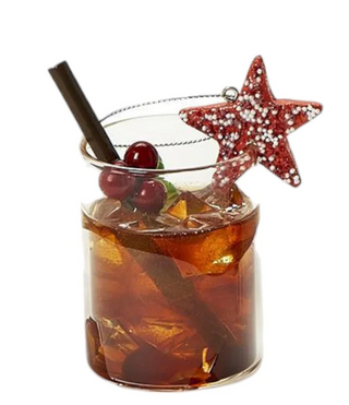 Holiday Cheer Cocktail Drink Ornament