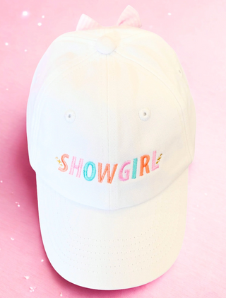 Girls Showgirl Bow Baseball Hat