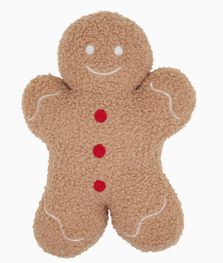 Gingerbread Man Throw Pillow