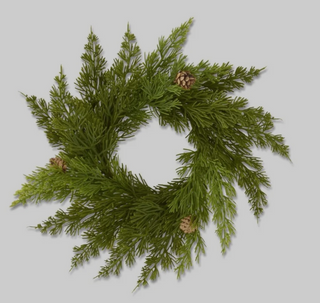 Cedar Pine Candle Ring