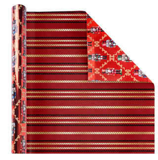 Ruby Nutcracker/Black and Gold Stripe