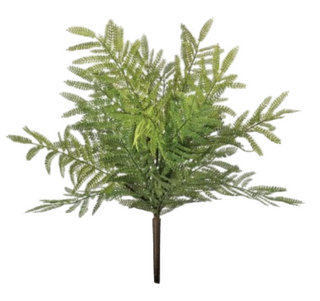 19" UV Ostrich Fern Bush