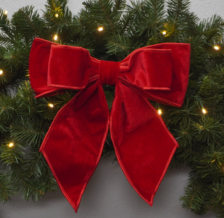 Wired Velvet Bow