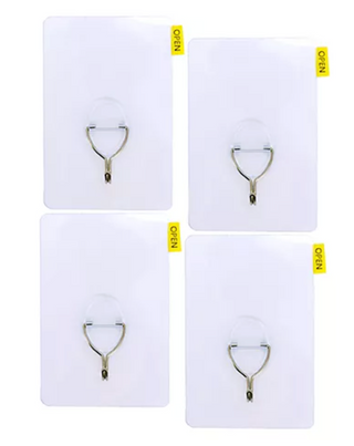 5" Self Adhesive Wreath Hanger Set of 4