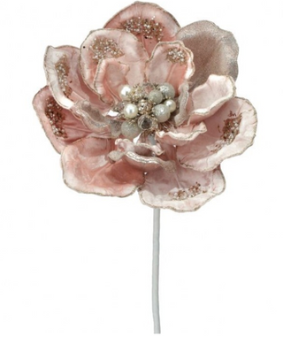 28" Grande Glamour Magnolia Stem, Blush Pink