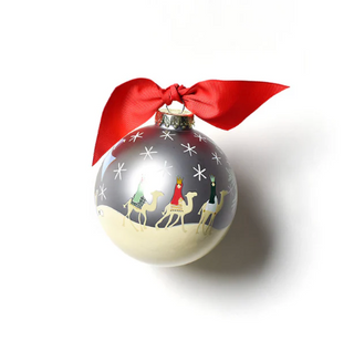 O Holy Night Glass Ornament