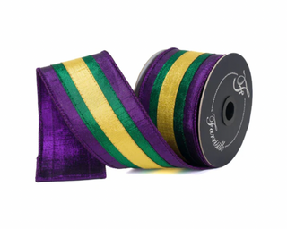 2.5" Mardi Gras Ribbon