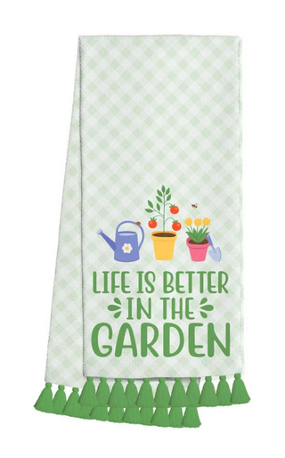 Green Thumb Tea Towel
