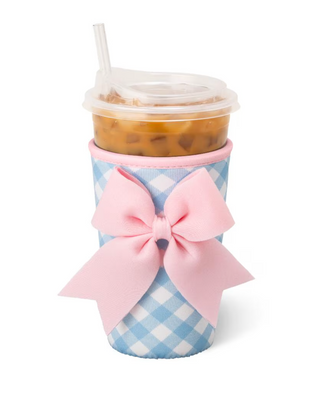 Medium Gingham Iced Cup Coolie