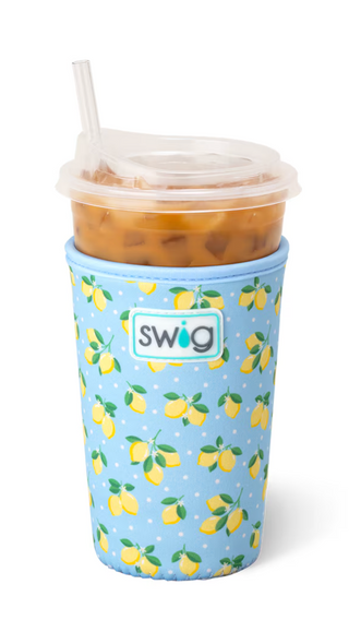 Medium Lemon Meringue Iced Cup Coolie