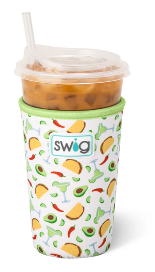 Medium Taco Night Iced Cup Coolie
