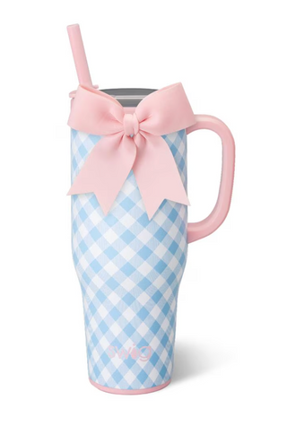 Gingham Mega Mug 40oz