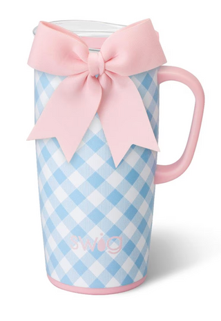 Gingham Travel Mug 22oz