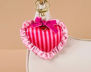 Puffy Heart Bag Charm-Heartthrob