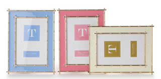 Gold Bamboo Edge 4x6 Metal Frame