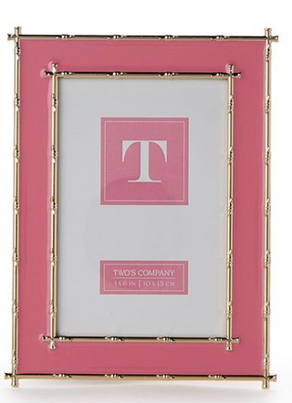 Gold Bamboo Edge 4x6 Metal Frame