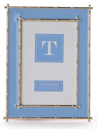Gold Bamboo Edge 4x6 Metal Frame