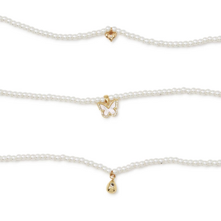 Pearl Necklace with Charm