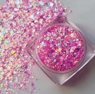 Trixie Mattel Hot Pink Iridescent Face and Body Glitter
