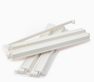 White Acrylic Rack and Pusher Set