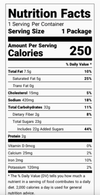 Salted Caramel Snack Bag
