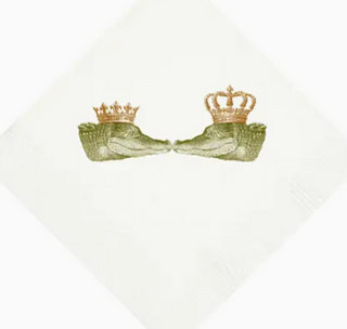 Kissing Gators Beverage Napkins