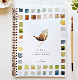 Birds Watercolor Workbook