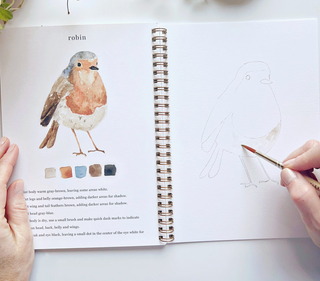 Birds Watercolor Workbook