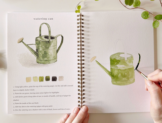 Garden Watercolor Workbook