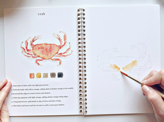 Seaside Watercolor Workbook