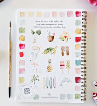 Tropical Watercolor Workbook