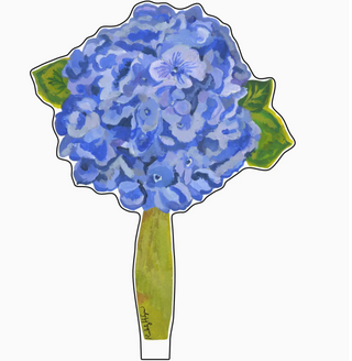 Hydrangea Royal Blue Large Acrylic Flower
