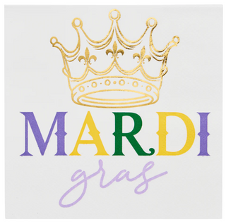 Let's Mardi Cocktail Napkins/26pk